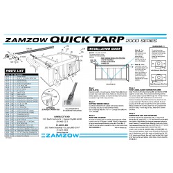 Zamzow Quick Tarp 2000 Series, Front Housing Assemby Only.